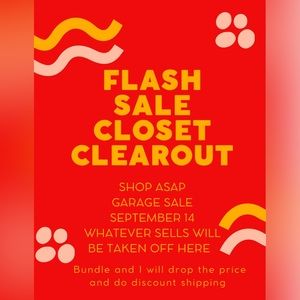 CLOSET CLEAR OUT